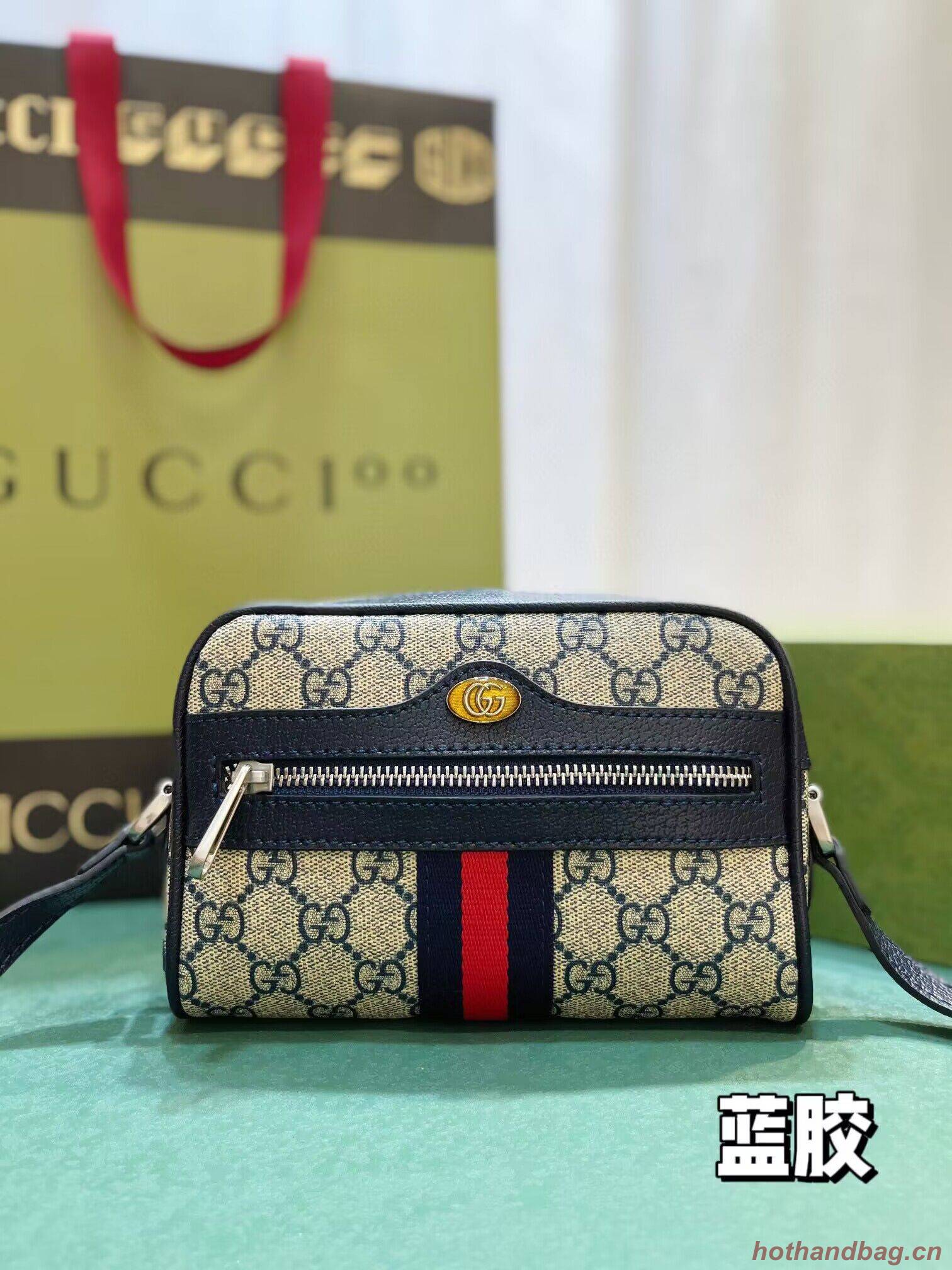 Gucci Ophidia GG mini bag 517350 Sapphire blue