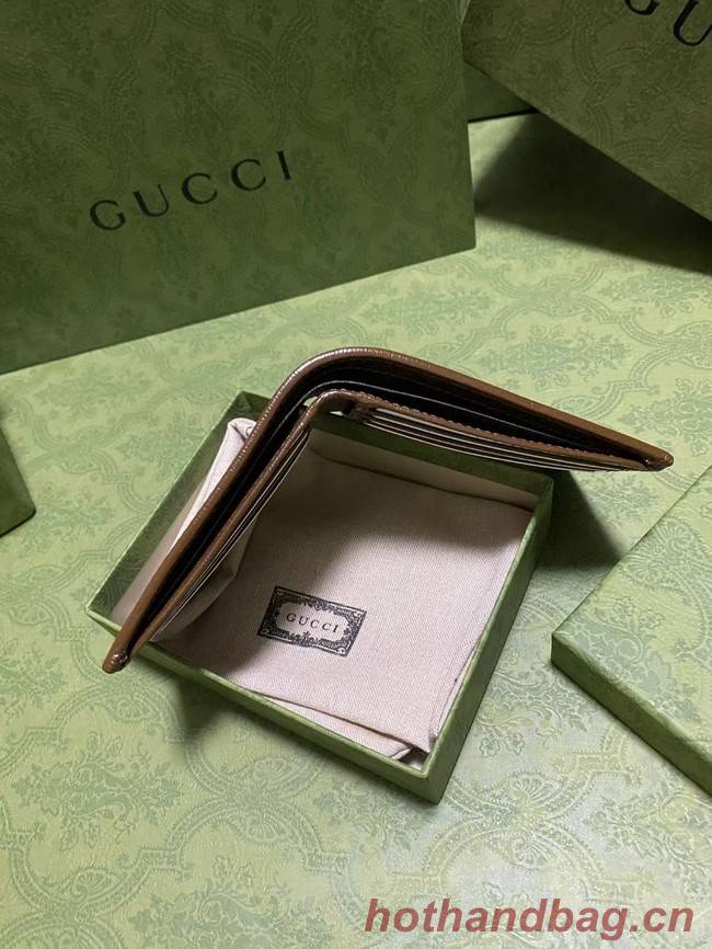 Gucci Wallet with Interlocking G 671652 brown