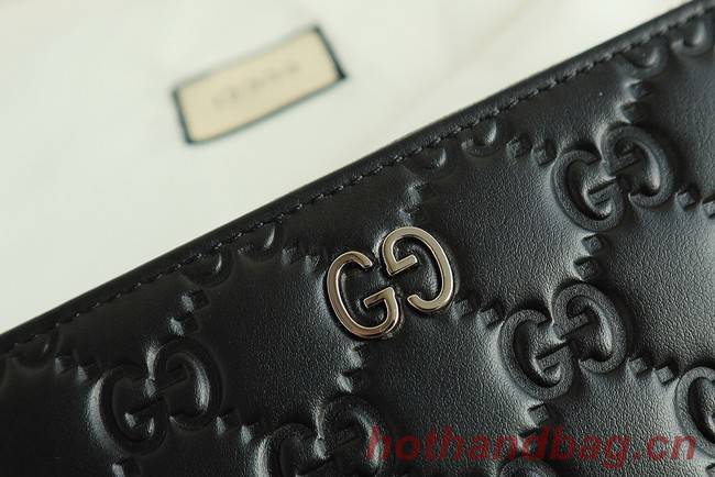 Gucci Ophidia leather Zip around wallet 473928 black