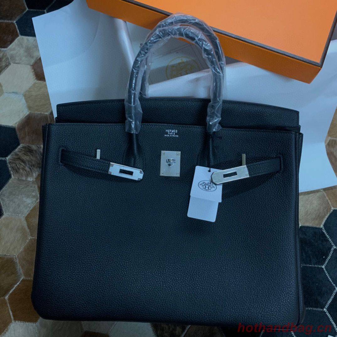 Hermes original Togo Leather HB35O Black