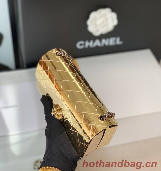 Chanel Box Shoulder Bag C5691 gold