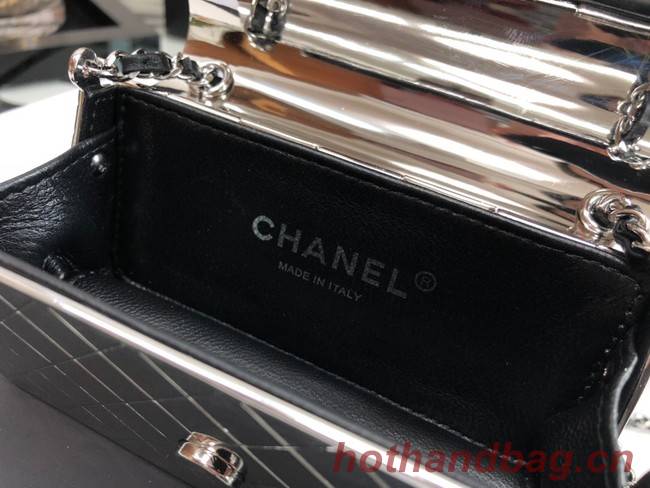 Chanel Box Shoulder Bag C5691 silver