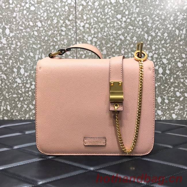 VALENTINO GARAVANI Stud Sign Grained Calfskin Shoulder Bag 0809 pink