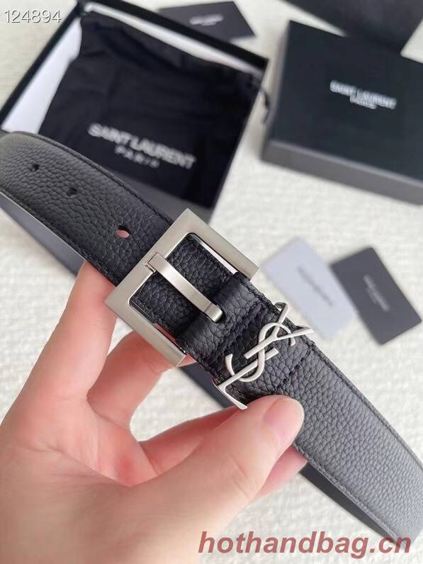 YSL calf leather 30MM BELT SL1458