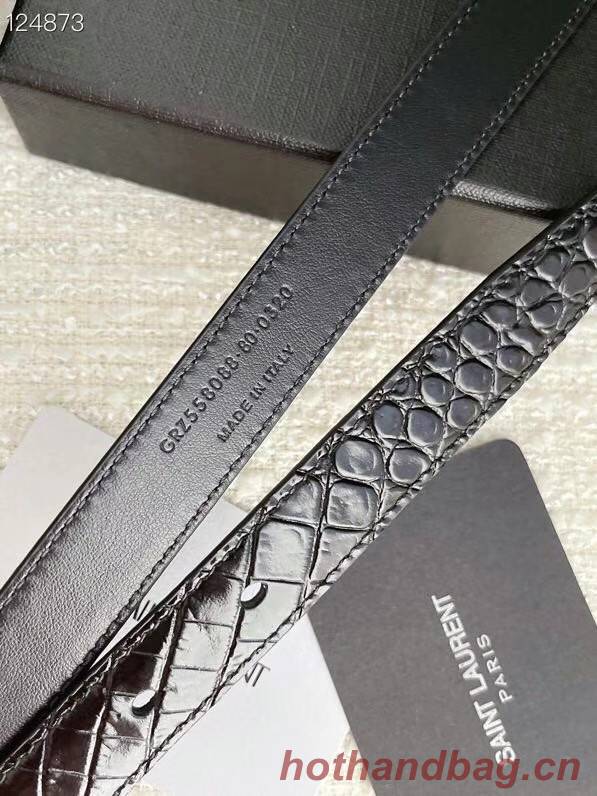 YSL calf leather 20MM BELT SL1463