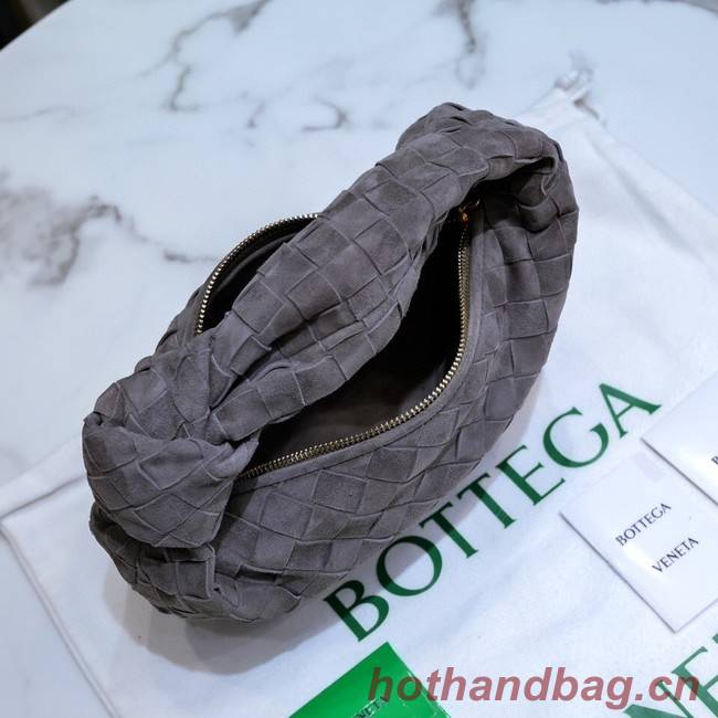 Bottega Veneta Mini intrecciato suede top handle bag 651876V1 THUNDER