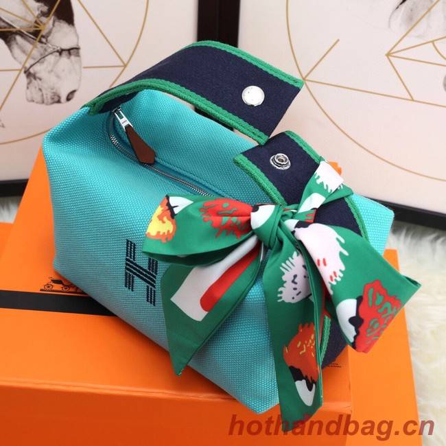 Hermes TROUSSE BRIDE-A-BRAC 25699 light blue