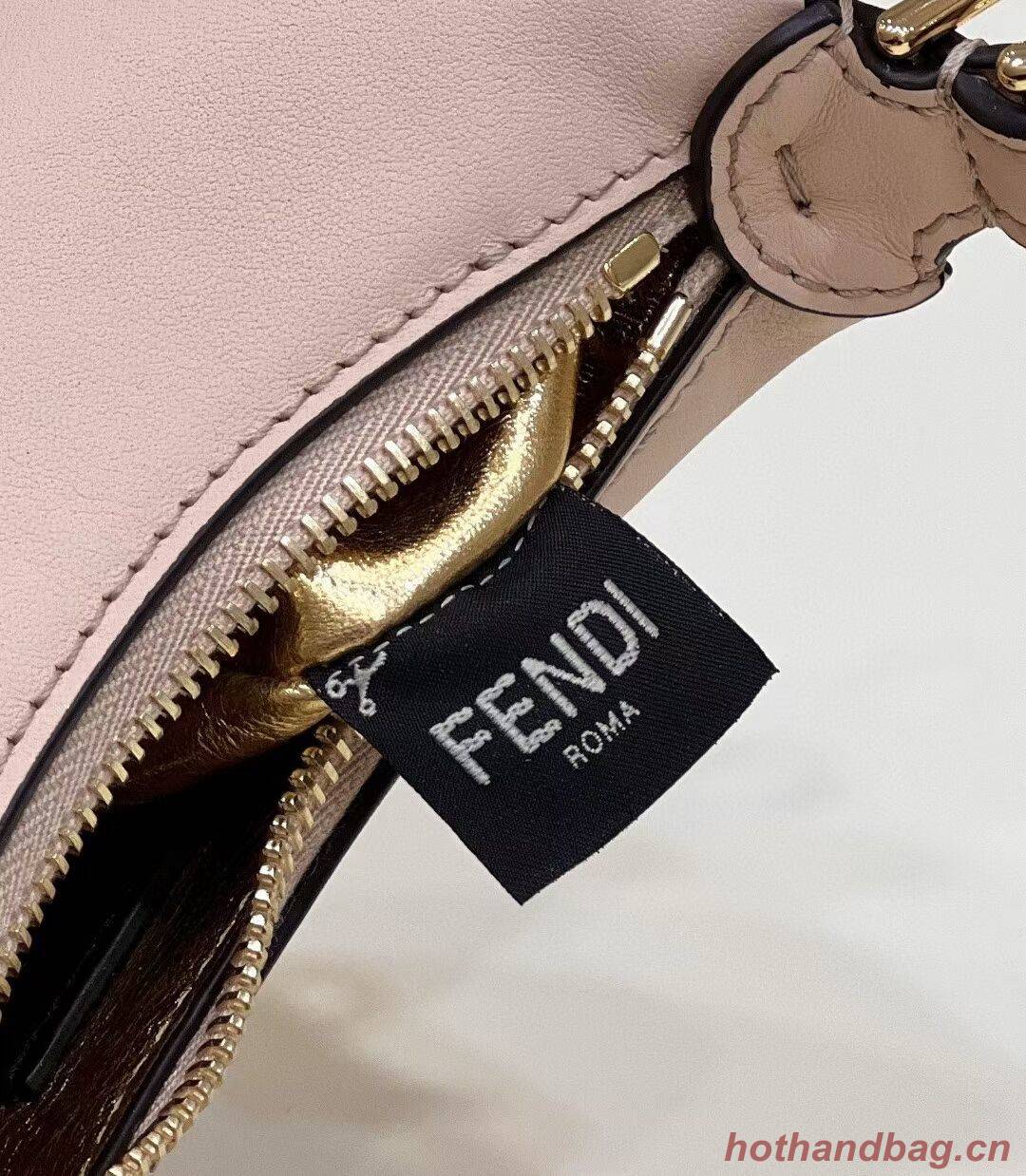 Fendi Nano Fendigraphy Pink leather charm 7AS089A