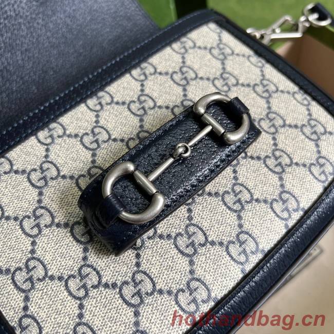 Gucci Horsebit 1955 GG mini bag 658574 blue