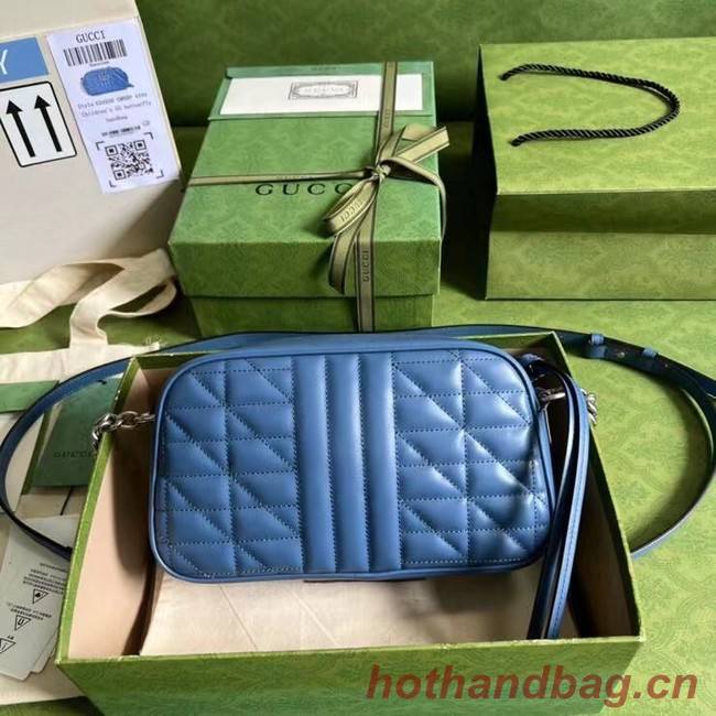 Gucci matelasse shoulder bag 447632 blue