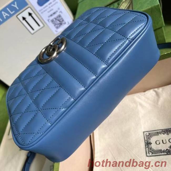 Gucci matelasse shoulder bag 447632 blue