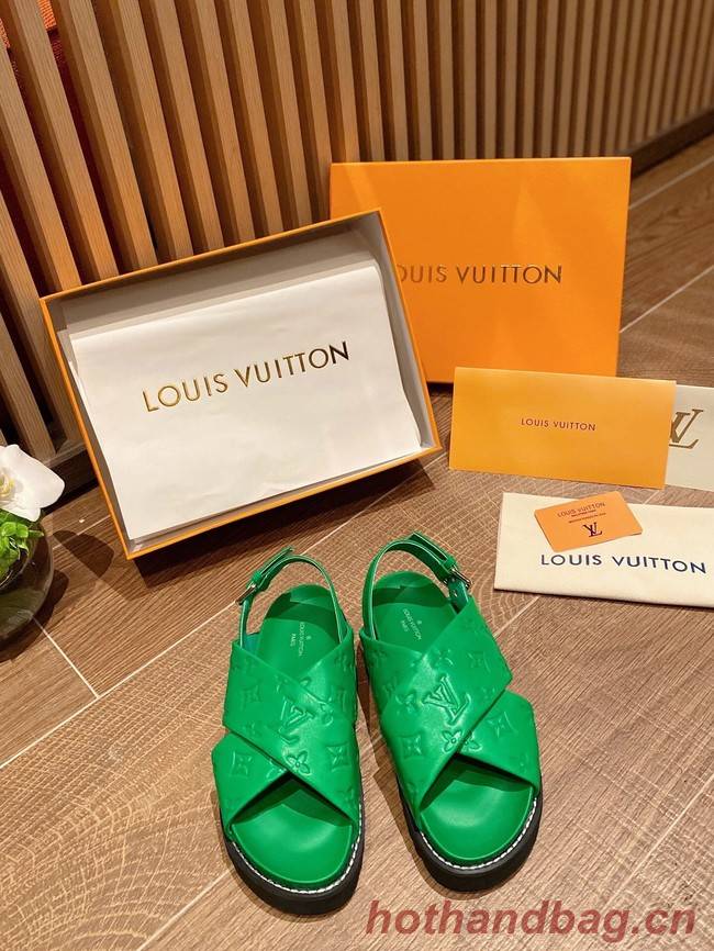 Louis Vuitton SANDAL 91083-5 Heel 2CM