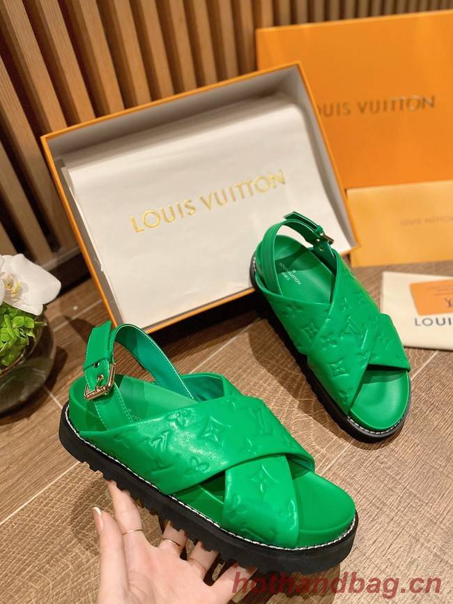 Louis Vuitton SANDAL 91083-5 Heel 2CM