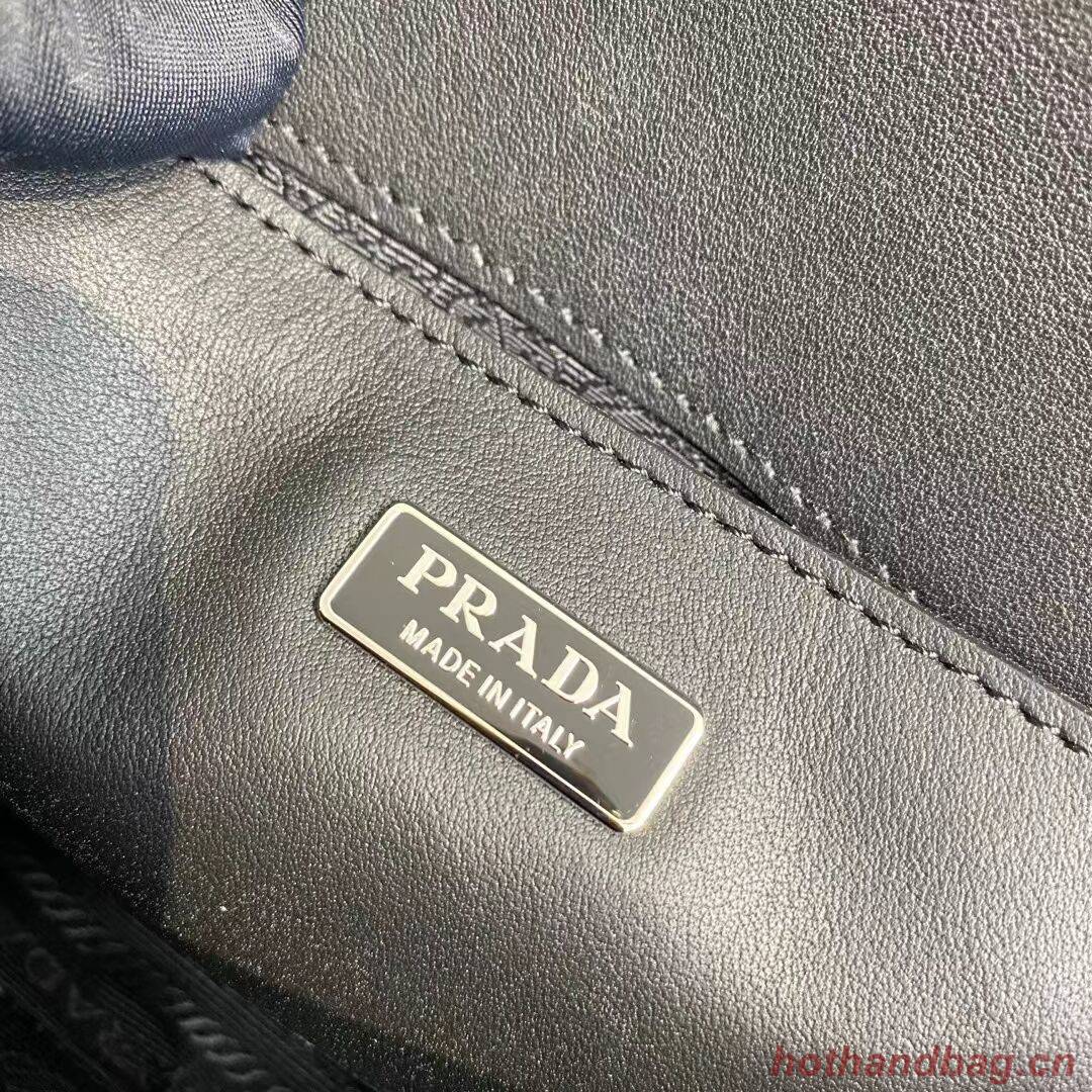 Prada Brushed leather Femme bag 1BD323 black