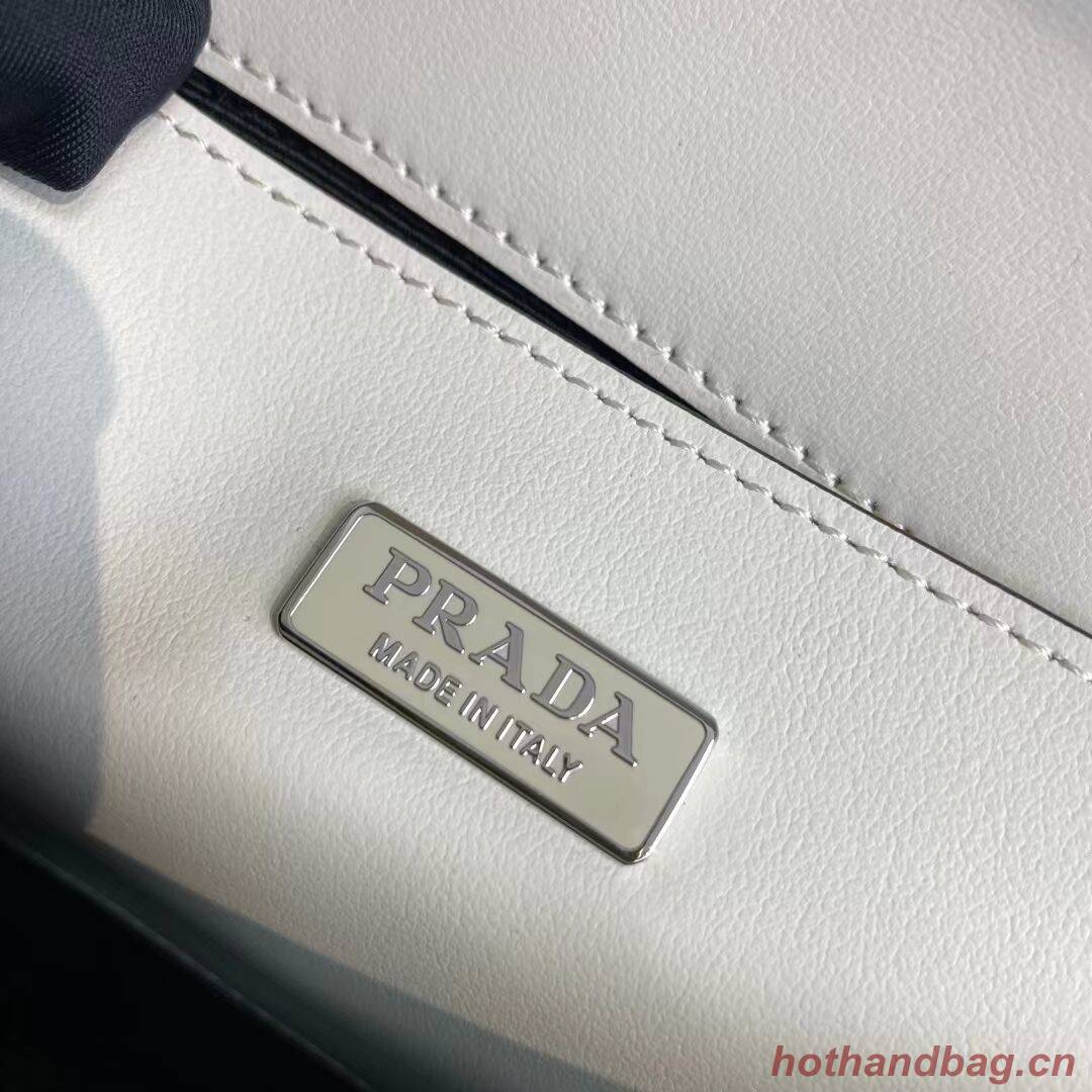 Prada Brushed leather Prada Femme bag 1BD323 White