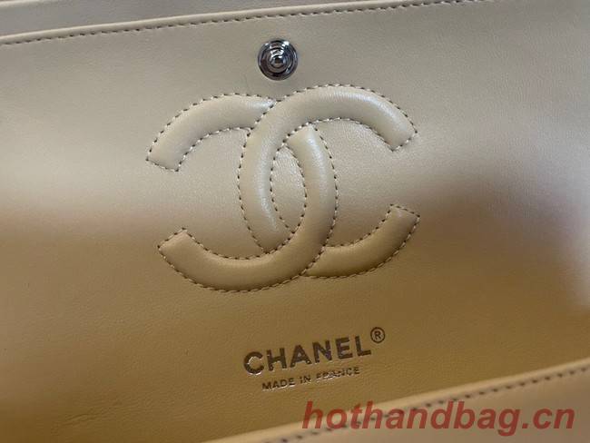 Chanel classic handbag Lambskin & gold Metal V01112 brown