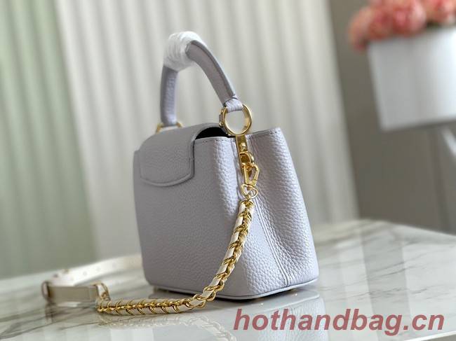 Louis Vuitton CAPUCINES PM M57228 Pearl White