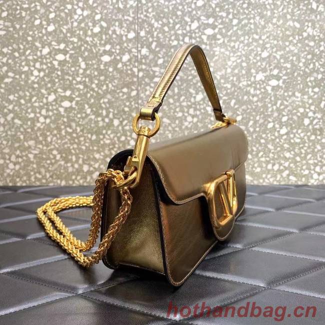 VALENTINO GARAVANI Loco Calf leather bag 2B0K30 gold