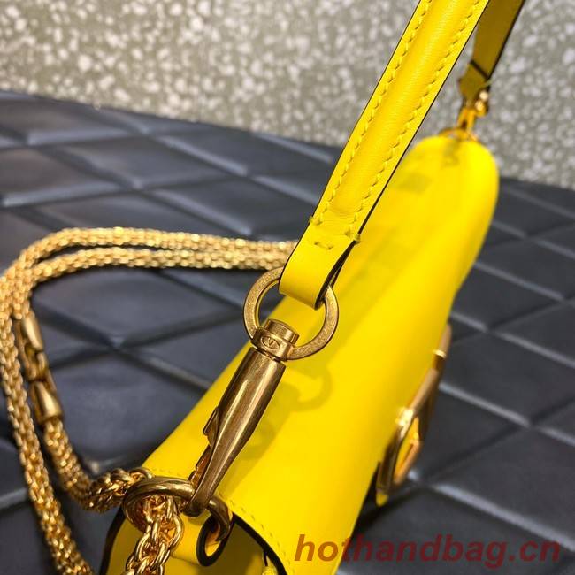 VALENTINO GARAVANI Loco Calf leather bag 2B0K30 yellow