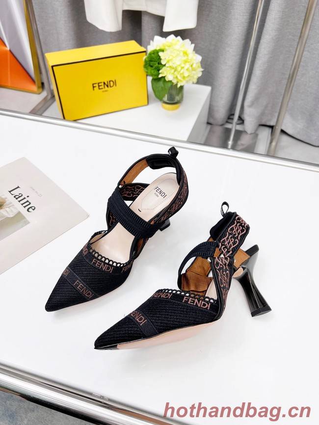 Fendi SANDAL 91030-2 Heel 8.5CM