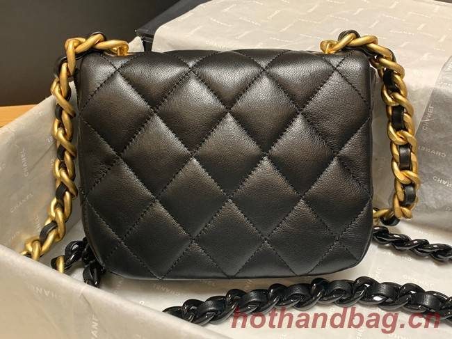 Chanel mini Shoulder Bag Lambskin&Gold-Tone Metal AS3205 black