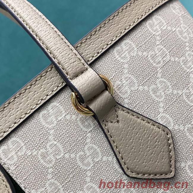 Gucci Ophidia series medium GG Tote Bag 631685 light gray