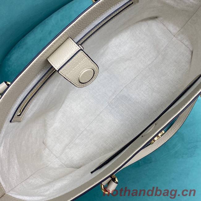 Gucci Ophidia series medium GG Tote Bag 631685 light gray