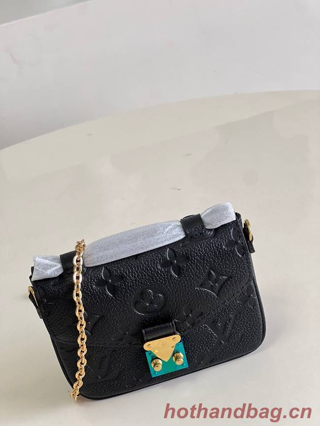 Louis Vuitton Monogram Empreinte POCHETTE METIS BB M81390 black