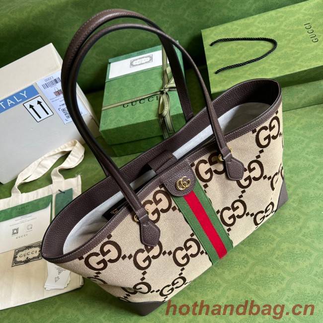 Gucci Ophidia jumbo GG medium tote 631685 Brown