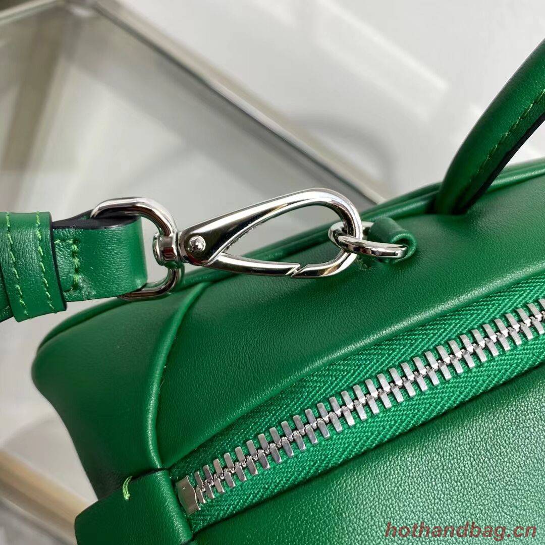 Prada Leather Triangle bag 1BB082 green