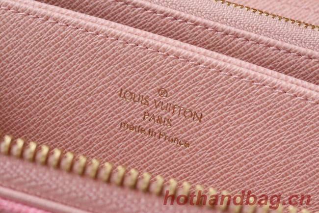 Louis Vuitton ZIPPY wallet M81226 Cherry Blossom powder