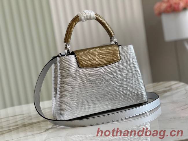 Louis Vuitton CAPUCINES BB M59266 silver