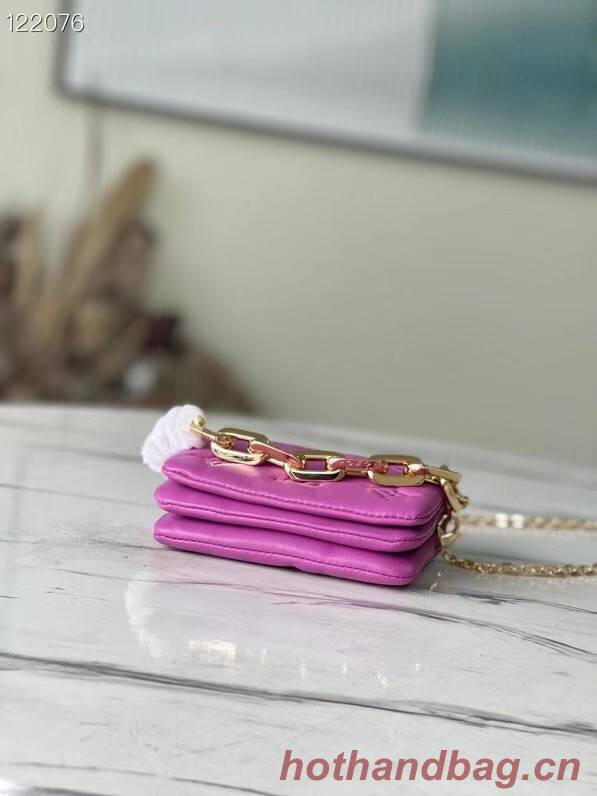 Louis vuitton WALLET ON STRAP BUBBLEGRAM M81125 Fuchsia