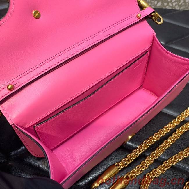 VALENTINO GARAVANI MINI LOCO Calf leather Shoulder Bag 1W2B0K rose