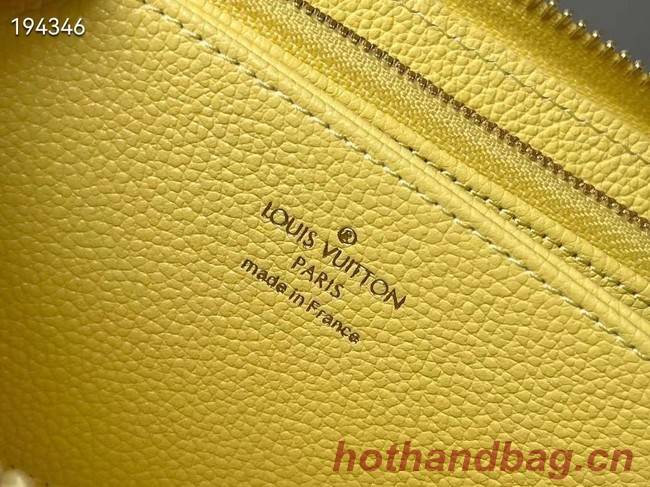 Louis Vuitton ZIPPY WALLET M81427 Lemon Curd Yellow