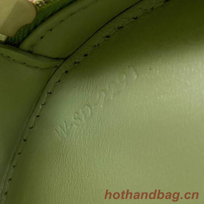 Celine OVAL BAG CUIR TRIOMPHE IN SMOOTH CALFSKIN 198603 green