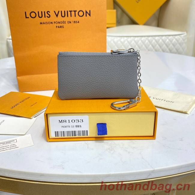 Louis Vuitton KEY POUCH M81031 gray