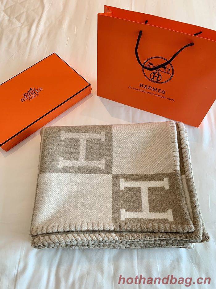 Hermes Lambswool&Cashmere Shawl&Blanket HMB00006