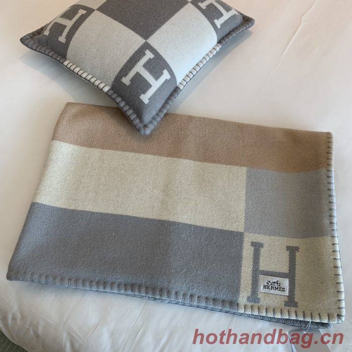 Hermes Lambswool&Cashmere Shawl&Blanket HMB00008