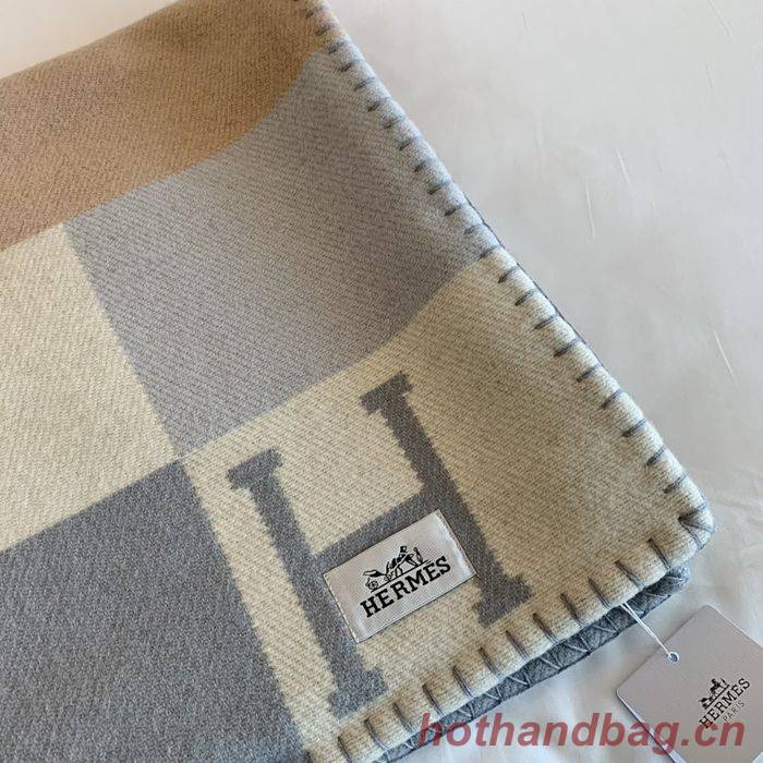 Hermes Lambswool&Cashmere Shawl&Blanket HMB00008