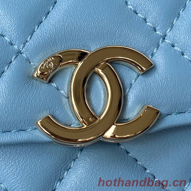 Chanel CLUTCH WITH CHAIN AP2758 blue