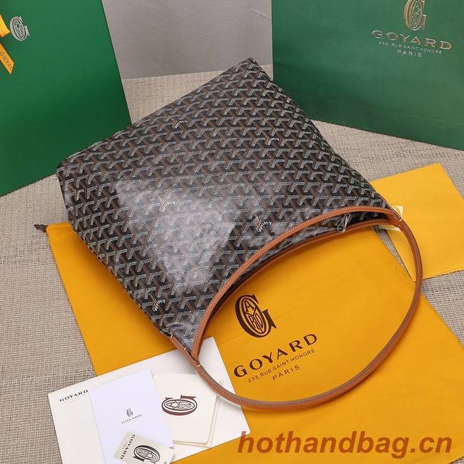 Goyard Calfskin Leather hobo bag G9983 brown