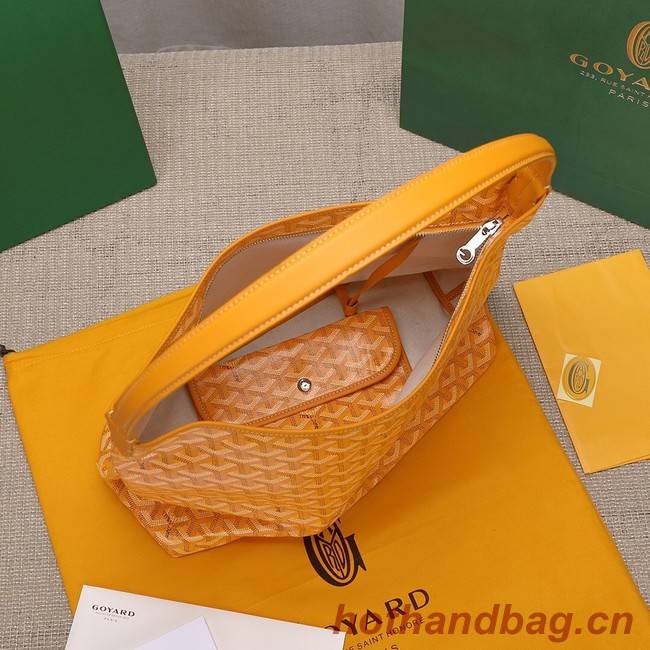 Goyard Calfskin Leather hobo bag G9983 yellow