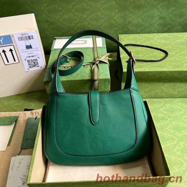 Gucci Jackie 1961 small natural grain bag 636709 Emerald green 