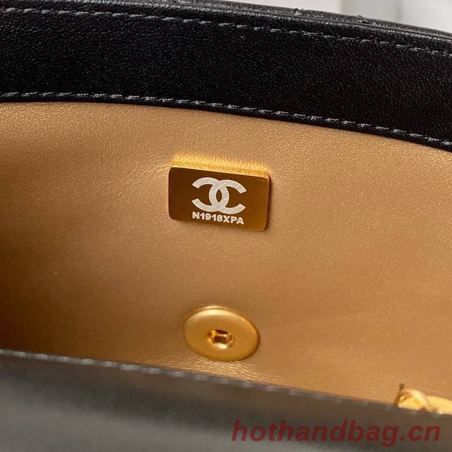 Chanel MINI Flap Bag Original Sheepskin Leather AS1786 black