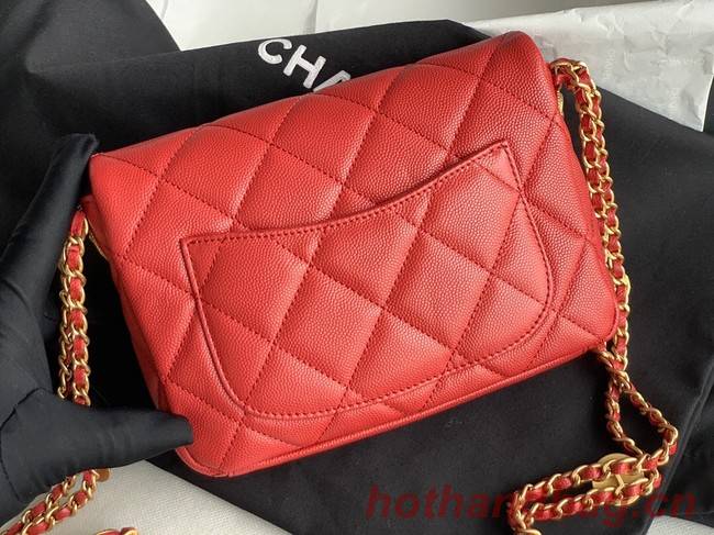 Chanel SMALL FLAP BAG AS3369 Burgundy