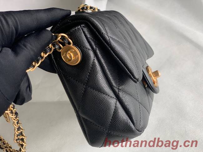 Chanel SMALL FLAP BAG AS3369 black