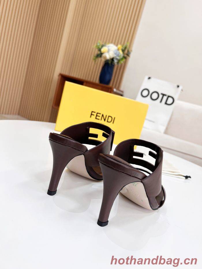 FENDI Shoes FDS00053 Heel 8CM