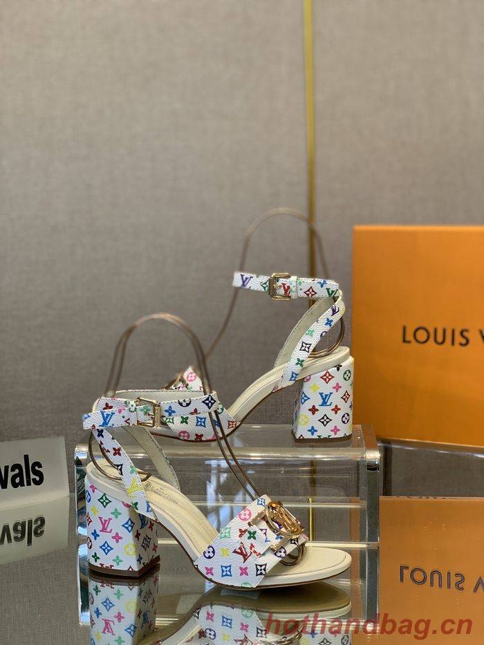 Louis Vuitton Shoes LVS00055 Heel 7.5CM