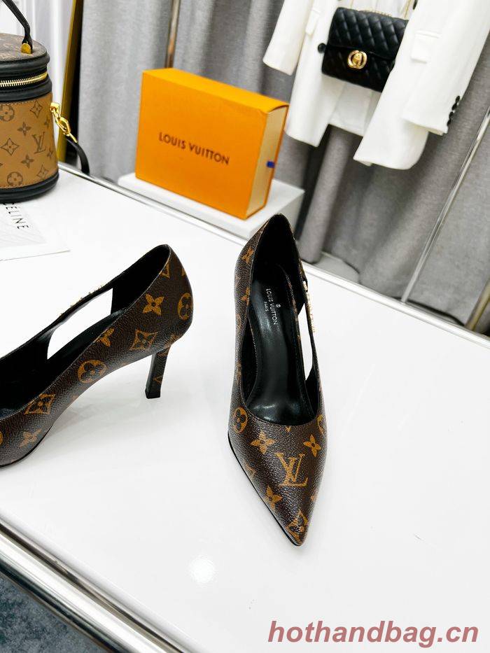 Louis Vuitton Shoes LVS00070 Heel 8.5CM